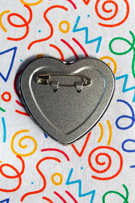 Rocky & Grace heart badge