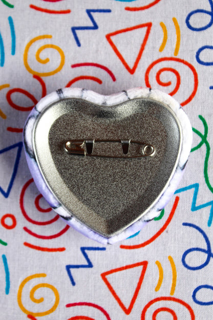 Valentino chest plush heart badge