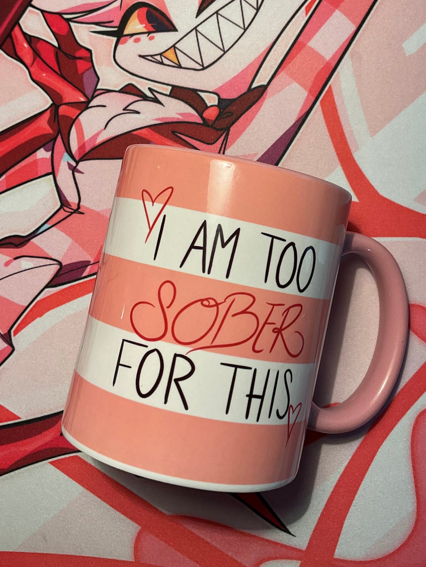 ‘Too Sober’ Angel Dust mug