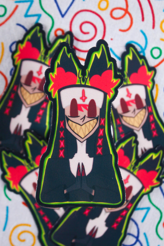 Nun Alastor vinyl sticker