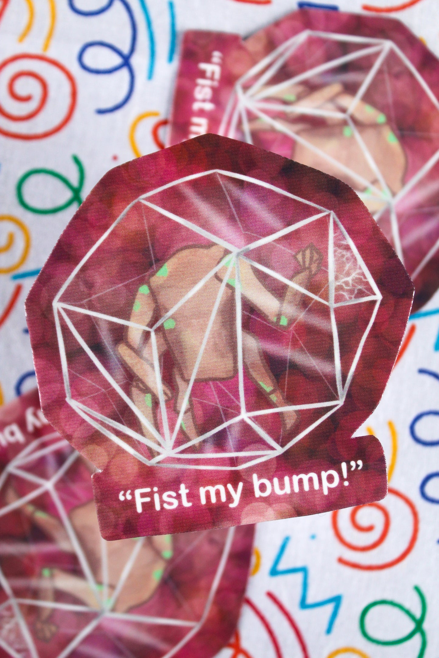 Fist my Bump vinyl sticker