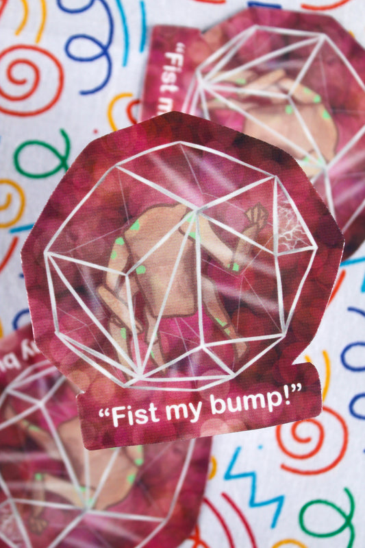 Fist my Bump vinyl sticker