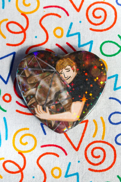 Rocky & Grace heart badge