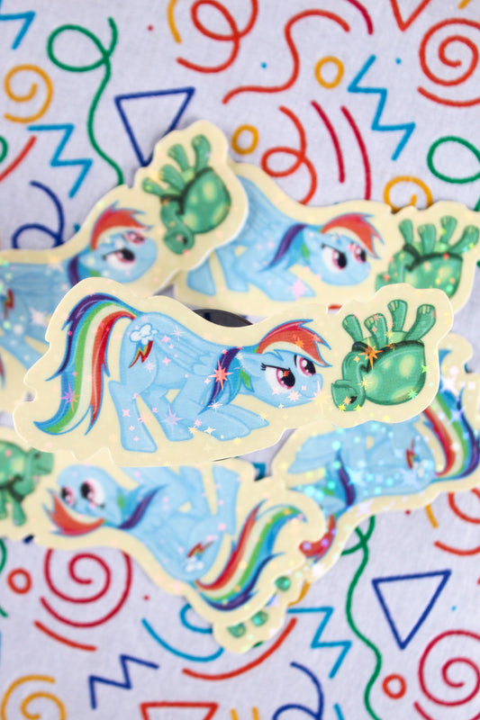 Rainbow Dash vinyl sticker
