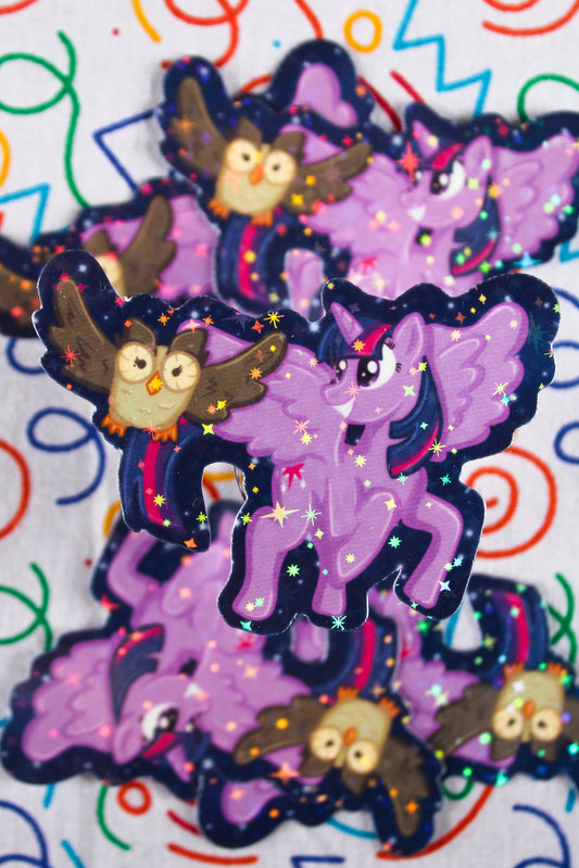 Twilight Sparkle vinyl sticker
