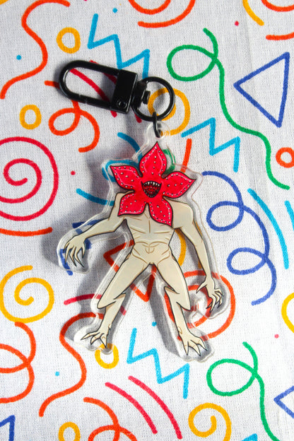 Upside Down monsters acrylic charm