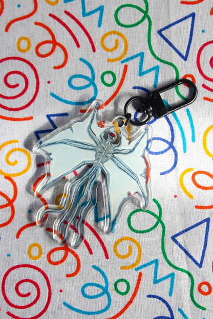 Upside Down monsters acrylic charm