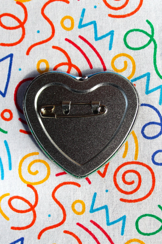 Life Finds a Way heart badge