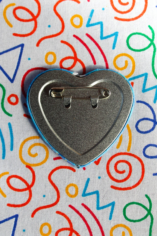 Golden Retriever Energy heart badge