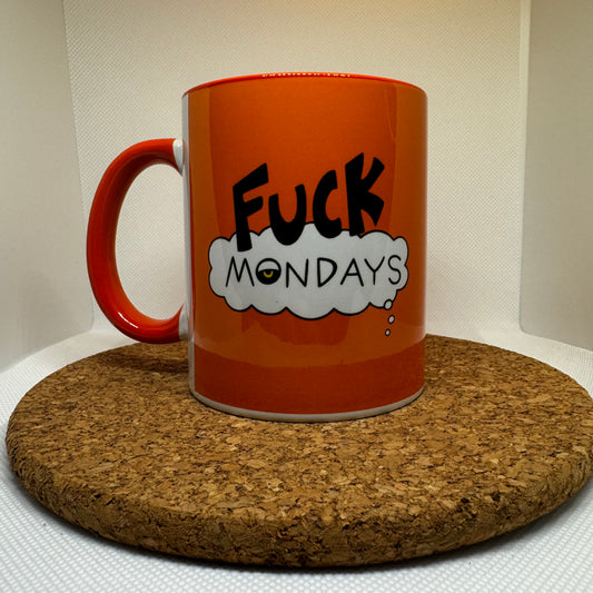 ‘Fuck Mondays’ Husk mug