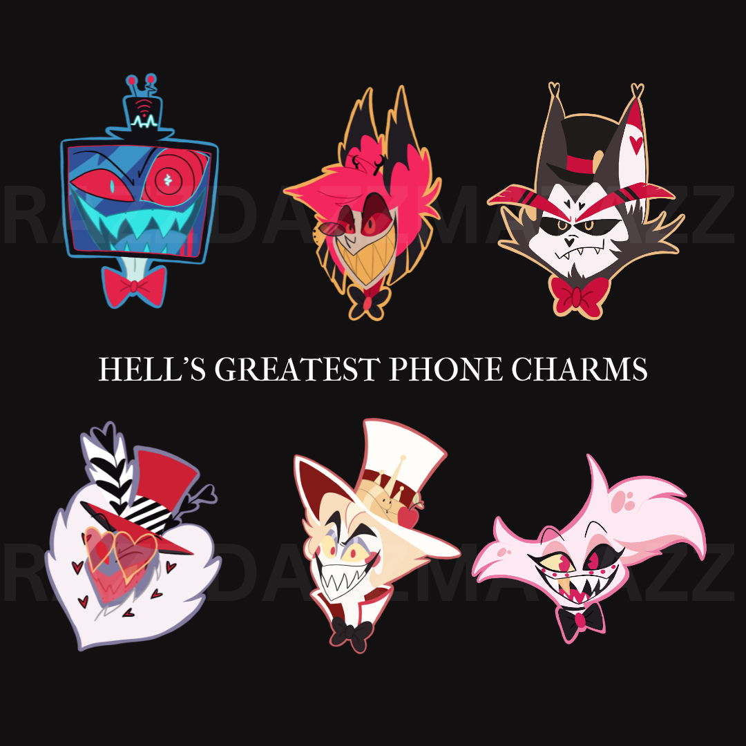 PRE-ORDER Hell's Greatest Phone Charms