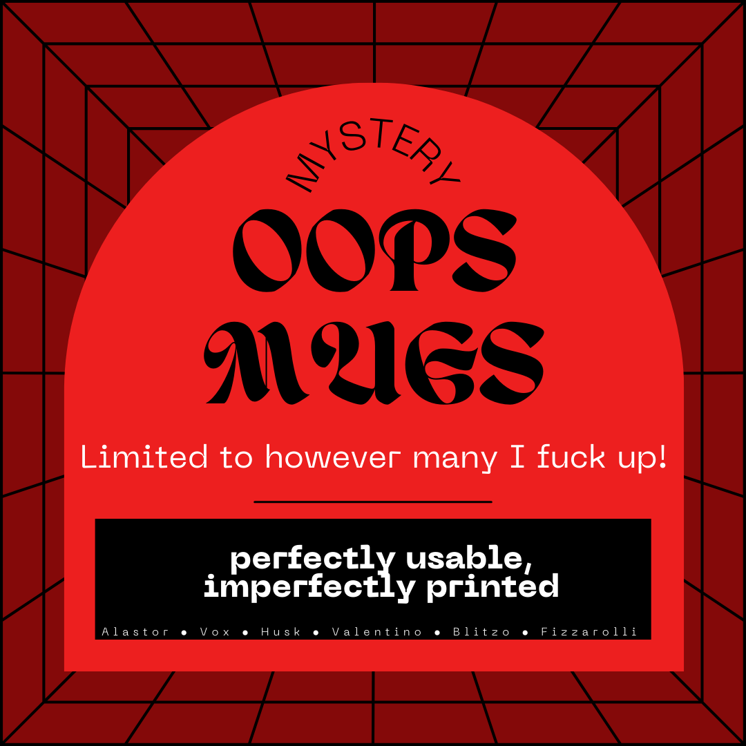 Mystery oops mugs