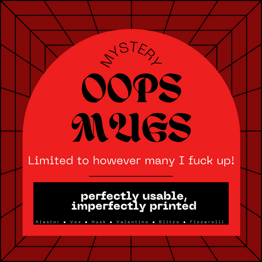 Mystery oops mugs